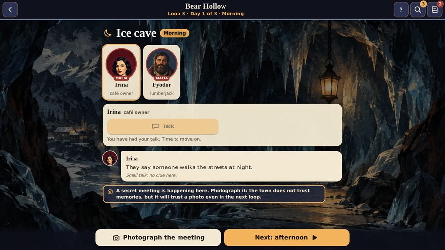 A talk: a resident shares a rumor if they know one